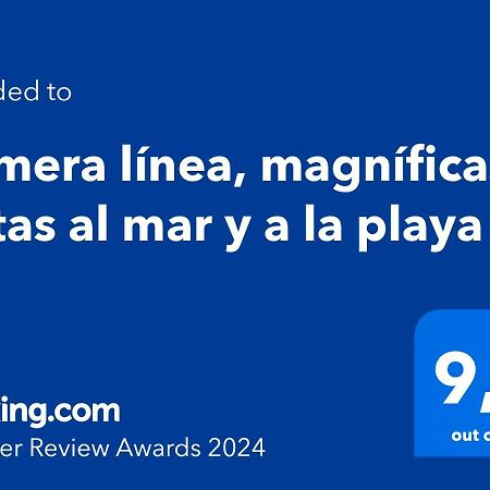 Primera Linea, Magnificas Vistas Al Mar Y A La Playa Retamar  Eksteriør bilde